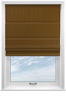 Lucerne Faux Silk, Sunlit Gold - Twist&Fit Roman Blind